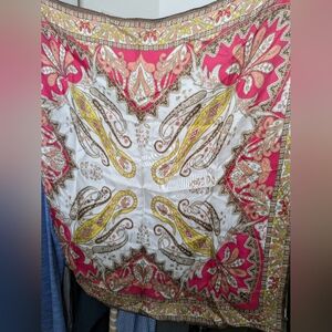 Talbots Jaipur/Paisley Silk Scarf
